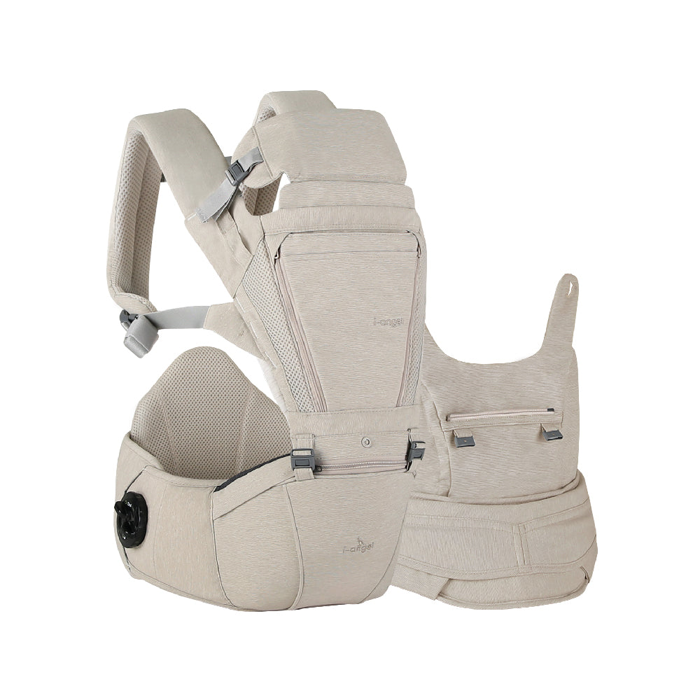 i-angel Dr. Dial Plus All-in-one Hip Seat Carrier - Line Beige
