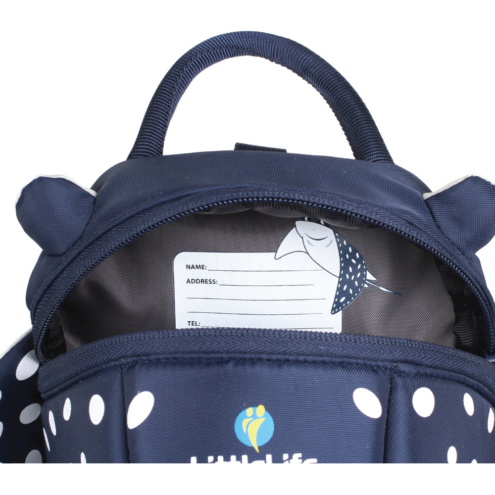 LittleLife Toddler Backpack with Rein - Stingray
