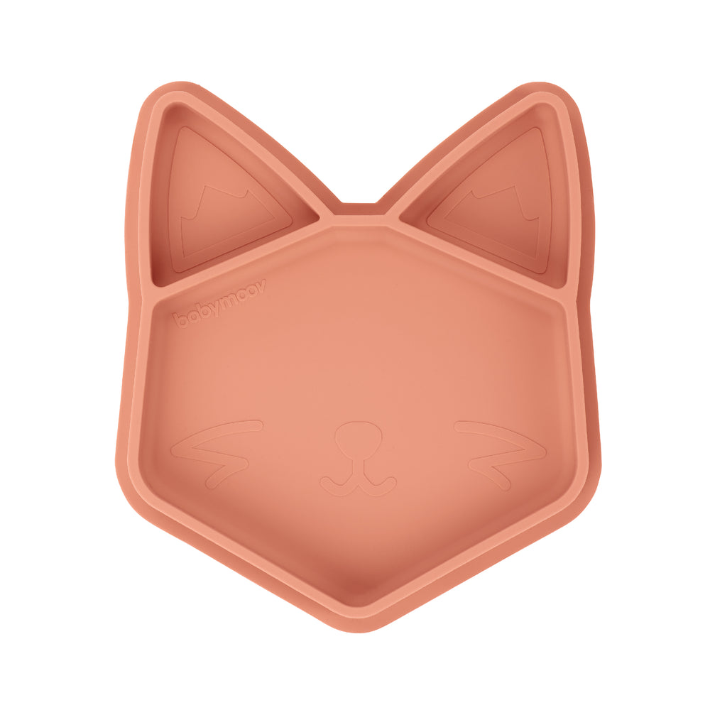 Babymoov Eat's Isy Silicone Suction Animal Plate - Fox