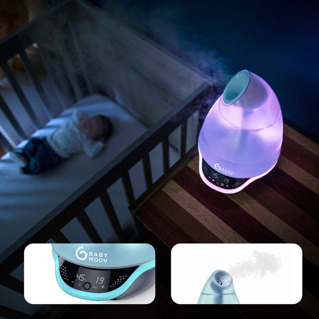 Babymoov Hygro(+) Cool Mist Night Light Humidifier