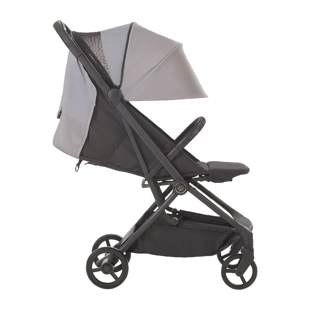 Baby Star BRISA Auto-Fold Baby Stroller - Steel
