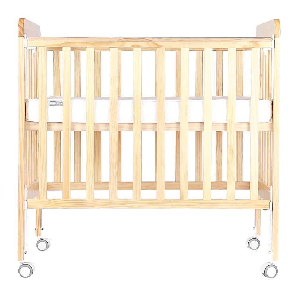 Baby Star Medi Baby Cot with 3" Mattress -  Natural / New Zealand Pine