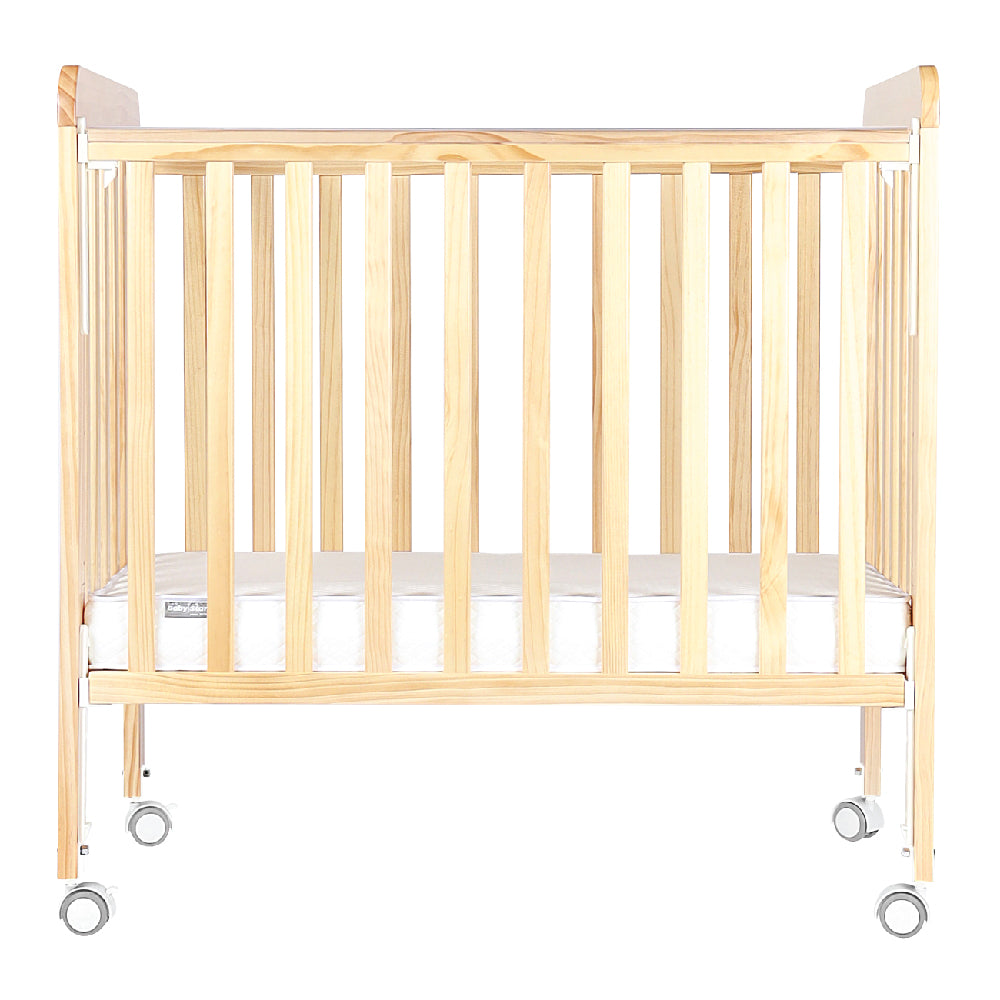 Baby Star Medi Baby Cot with 3" Mattress -  Natural / New Zealand Pine
