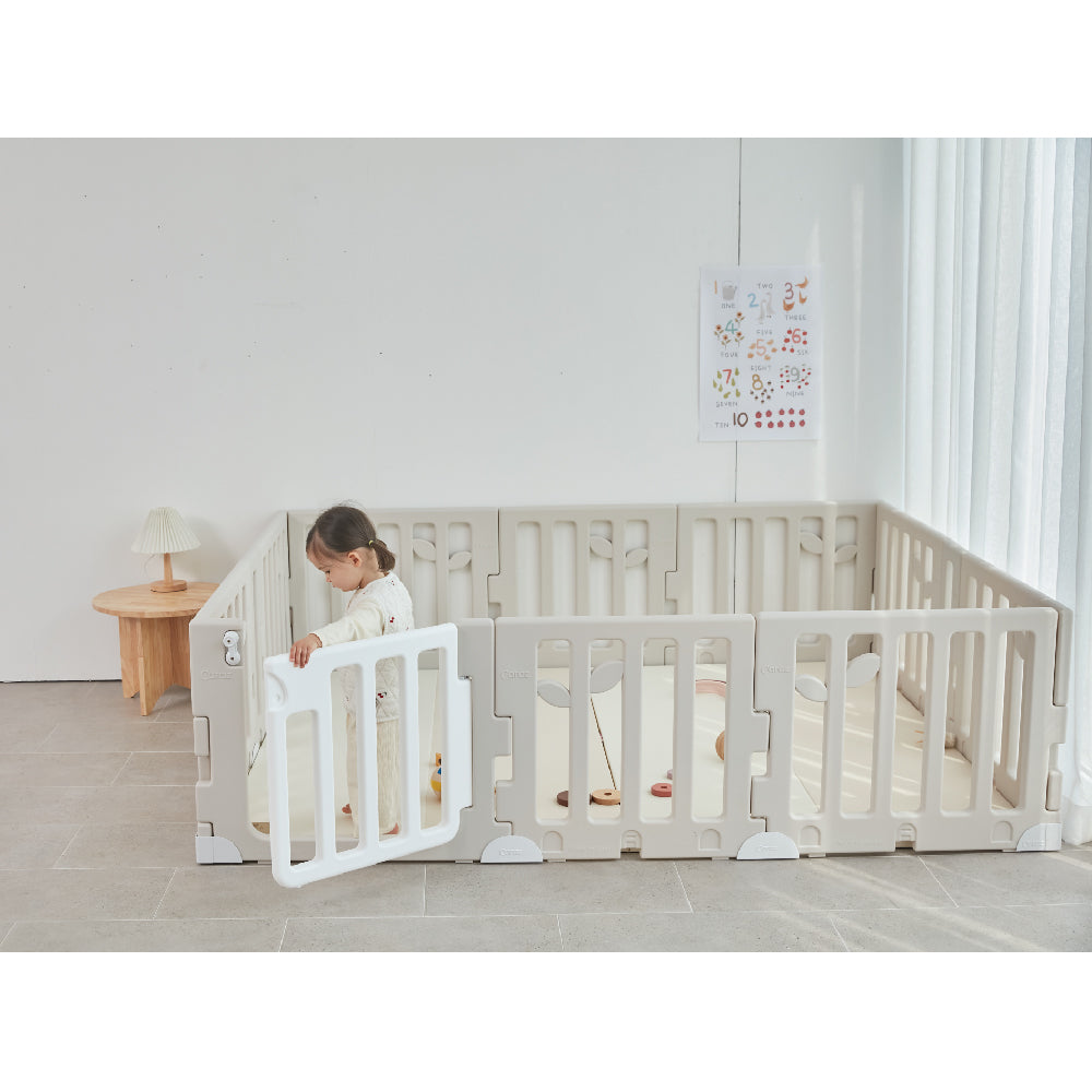 Caraz Leaf Wide Baby Room - Cosy Beige (For Caraz W4 mat)