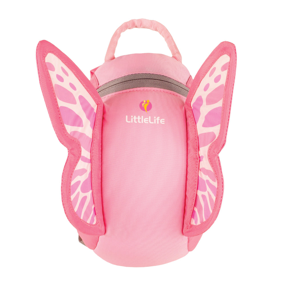 LittleLife Toddler Backpack with Rein - Butterfly