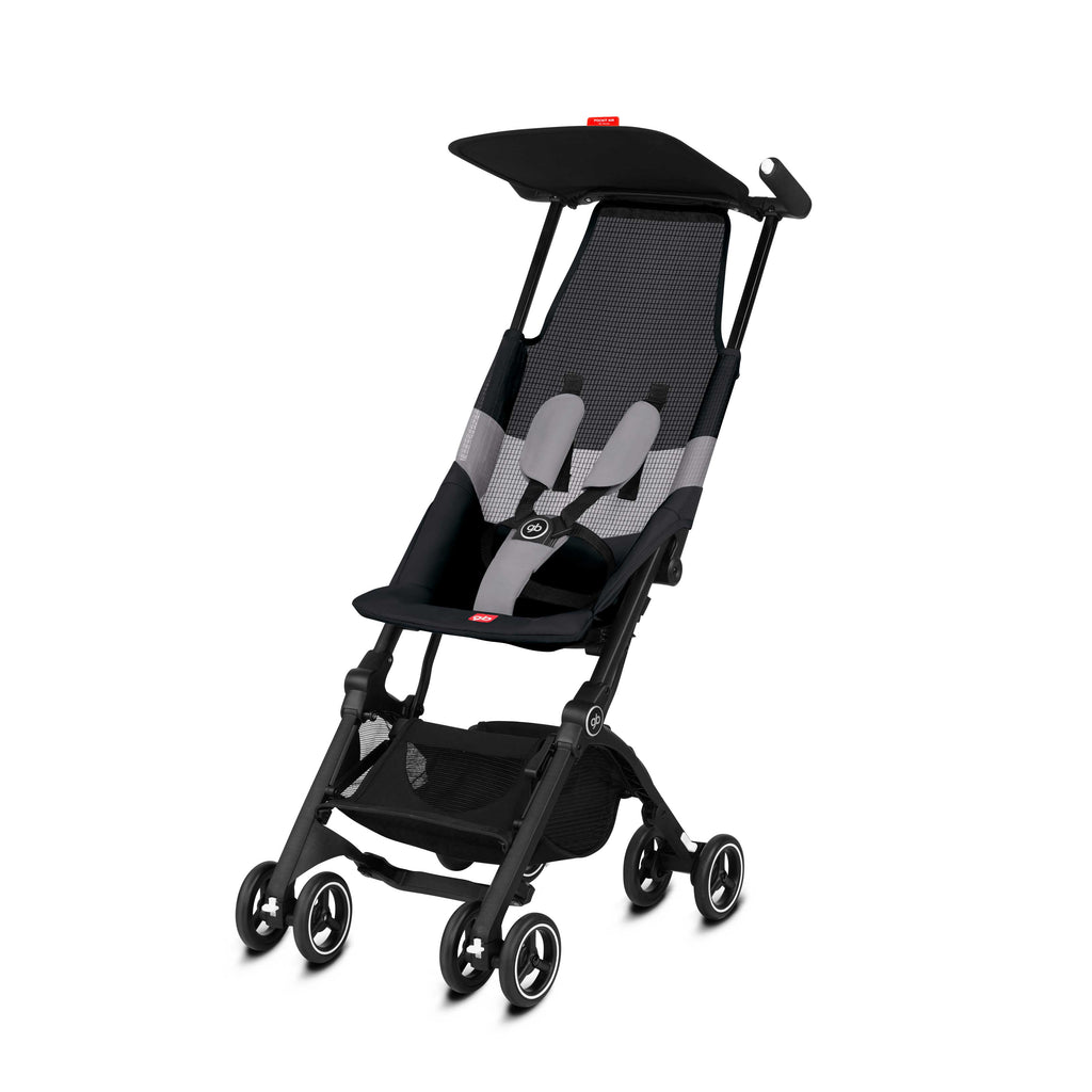 gb Gold Pockit Air Stroller with Carrying Bag and Strap - Velvet Black