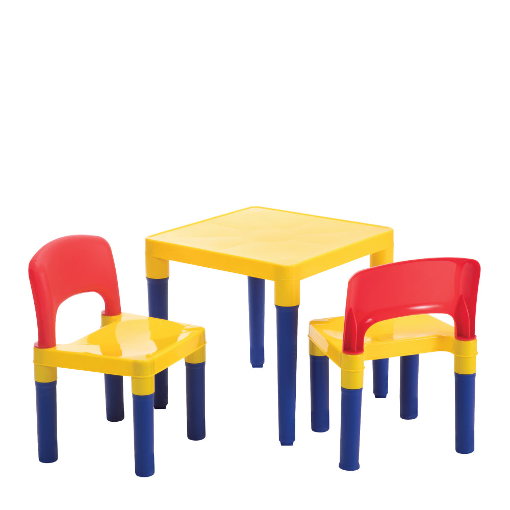 Baby Star x Delsun Children Table and Chair Set - Rainbow