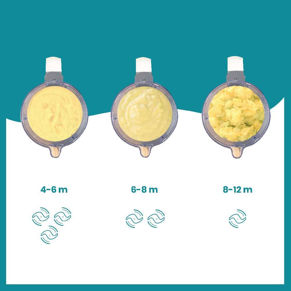 Babymoov Nutribaby(+) 6-in-1 Multi-purpose Baby Food Processor - Loft White