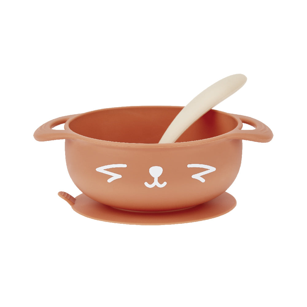Babymoov Tast'Isy 2-Piece Silicone Bowl & Spoon Weaning Set