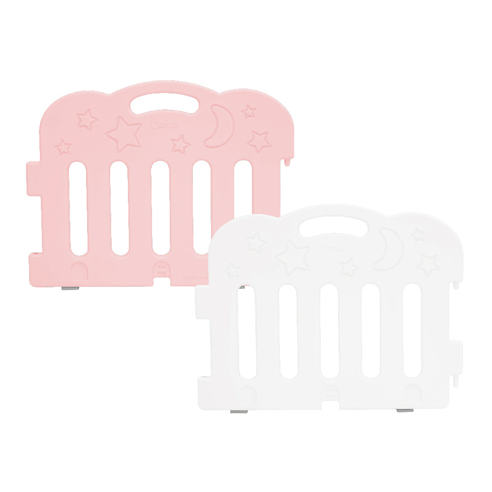 Caraz Baby Room 2 Panels Extension Kit - Pink + White