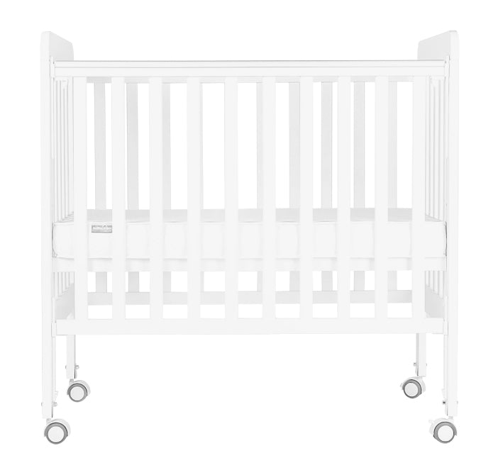 Baby Star Melio 嬰兒木床(包括3” 床褥) - 白色 / 紐西蘭松木 **