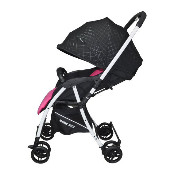 Baby Star Light-weight Reversible Stroller - Pink