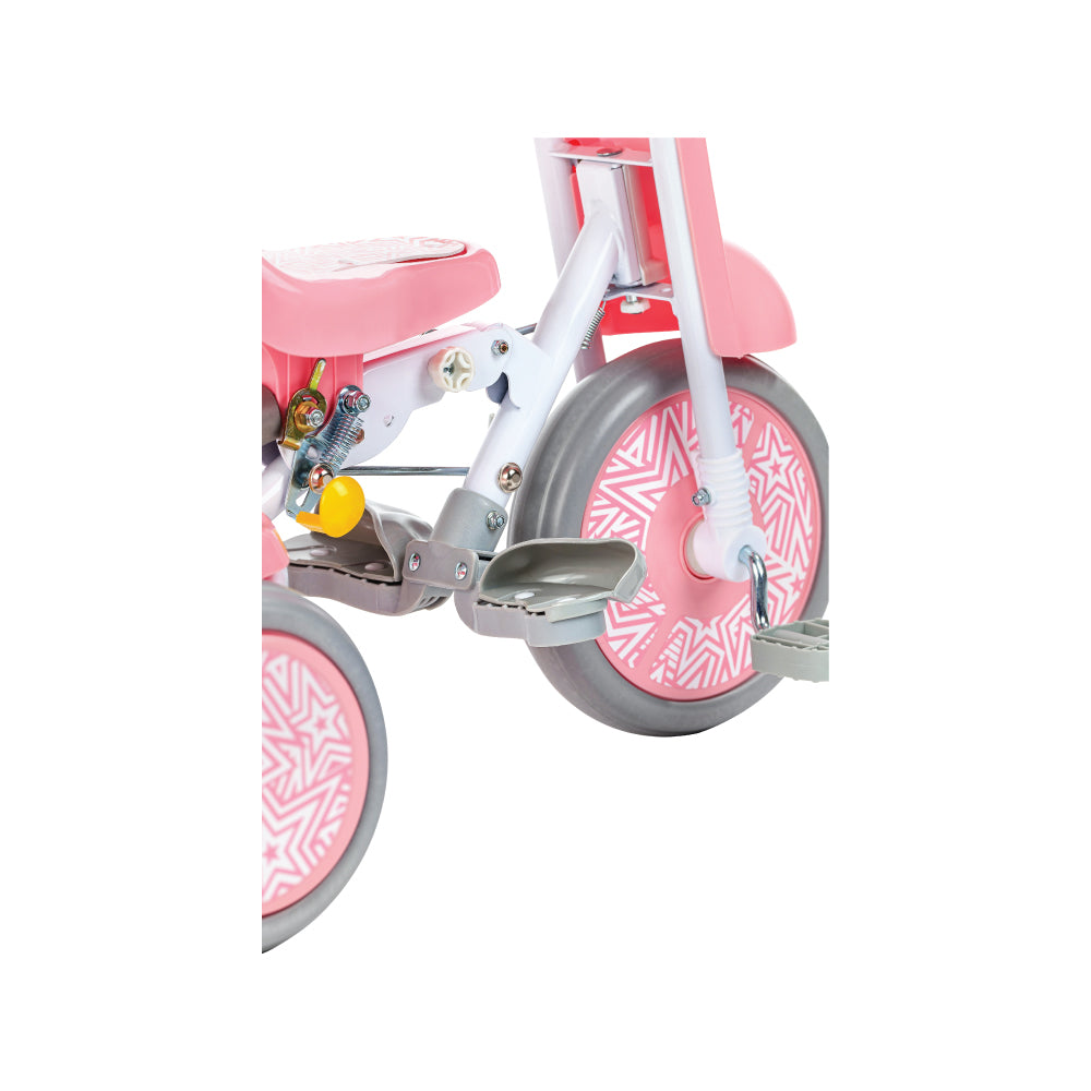 Kids Star 1st Move Foldable Tricycle - Sweet Pink