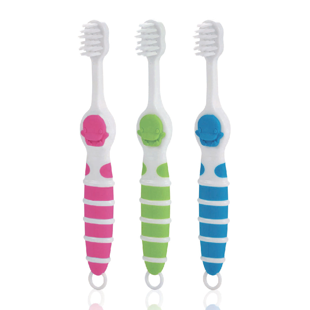 KUKU Kid's Toothbrush (3-6 years) - 3 Pack