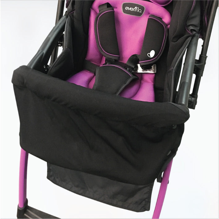 Evenflo 50cm Seat Height Reversible Handle Baby Stroller - Black Purple