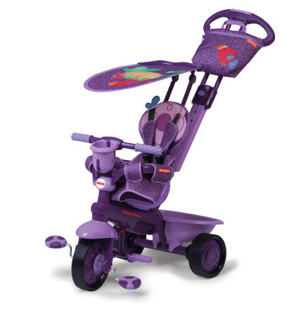 Fisher-Price Royal 嬰幼3合1三輪車 - 可愛小鳥紫