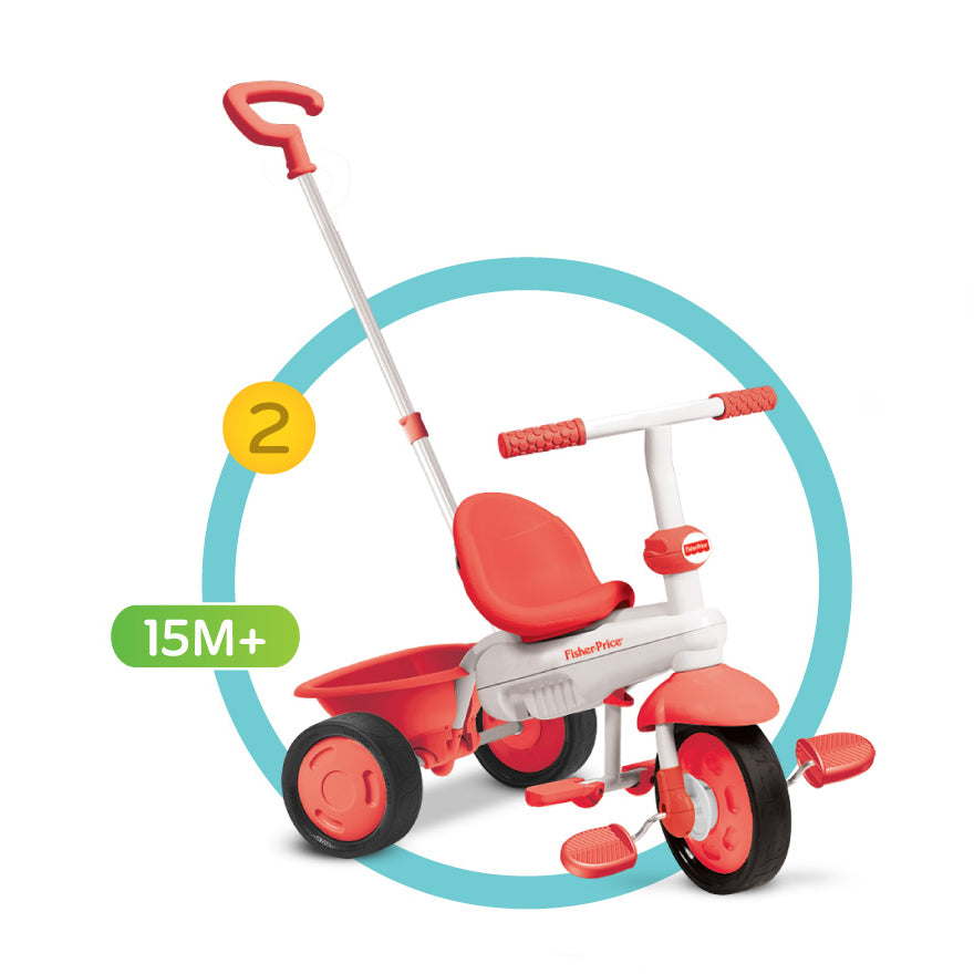 Fisher-Price Classic 3-in-1 Trike - Cow / Red