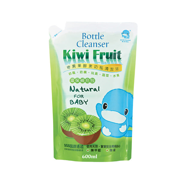 KUKU Kiwi Fruit Bottle Cleanser Refill Pack - 600ml