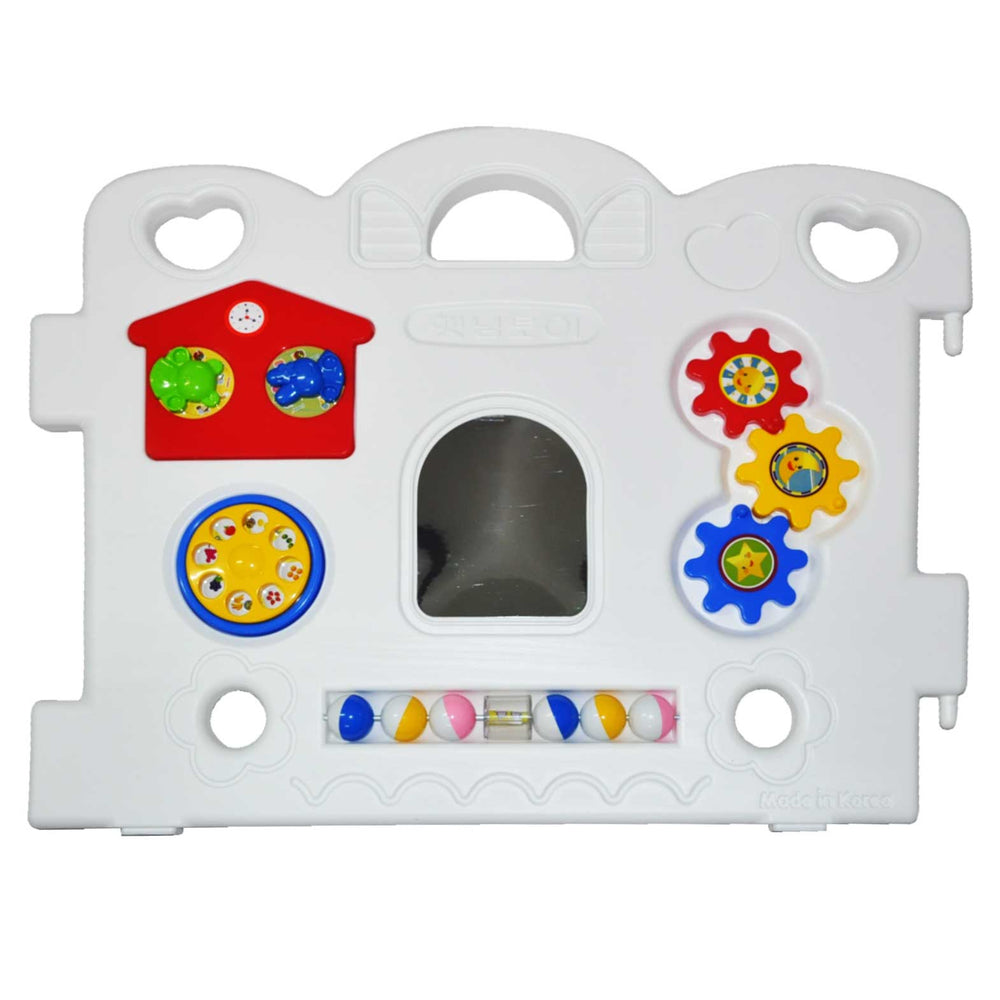 Haenim Toy Petit 8P 寶寶屋地墊套裝附有面板固定扣 － 灰色 + 白色